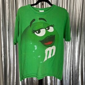 M&M's World Green Character Graphic Tee